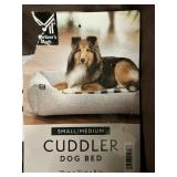Cuddler dog bed