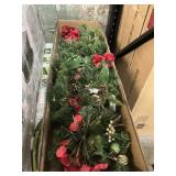 9ft decorated garland pre-lit
