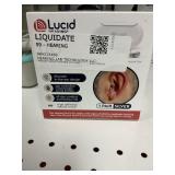 Lucid hearing aids 1 pair silver