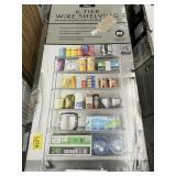 6-Tier wire shelving