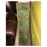 9ft Cypress garland w/ pinecones