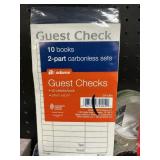 Guest check 3-10 books