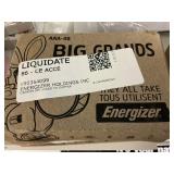 Energizer AAA 48 ct batteries