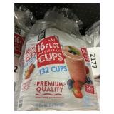 16 fl oz clear cups 132 ct