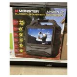 Monster Vision 2 BT speaker w/ LCD TV