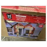 Pre-lit Oversized gift box archway 9.5 ft tall