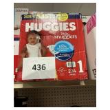 Huggies 234 diapers size 1