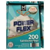 Power Flex 200 tall kitchen bags
