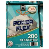 Power Flex 200 tall kitchen bags