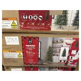 7ft Pre-lit slim Linden fir tree