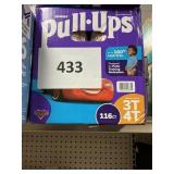 Huggies pull-ups 3T-4T 116 ct
