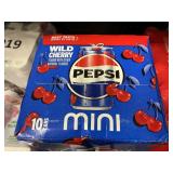 Pepsi mini wild cherry 10 cans