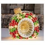 Pre-lit 36in Ornament decor