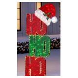 Pre-lit 82in Yard decor