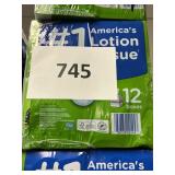 Puffs lotion tissues 12 boxes