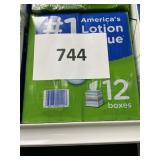 Puffs lotion tissues 12 boxes