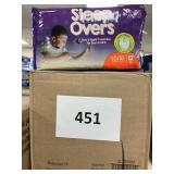 Sleep Overs L/XL jumbo 4-12 ct