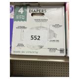 Premium diapers 198 ct size 4