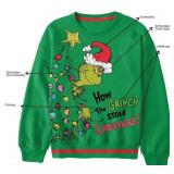 The Grinch long sleeve kids M 8