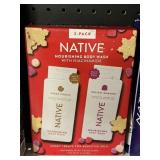 Native body wash 2 pack