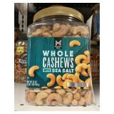 Whole cashews w/ sea salt 33oz