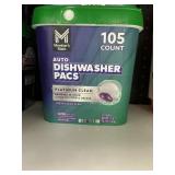 Auto dishwasher pacs 105ct