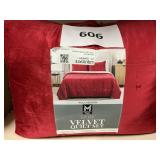 3-pc Velvet quilt set F/Q