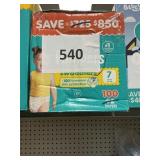 Pampers 100 diapers size 7