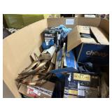 Misc box lot- MUST take all -damaged