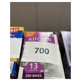 Kitchen flex tech 13 gal 200 bags