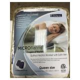 Shavel microflannel queen heated blanket