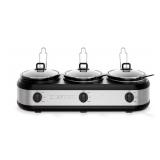 Chefman triple slow cooker & buffet server