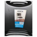 Lifetime 4ct Black stack chairs