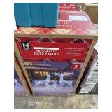 Pre-lit prismatic deer family 3pcs