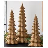 Set of 3 resin trees