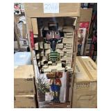 Pre-lit musical grand nutcracker