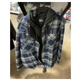 Eddie Bauer flannel hoodie XL