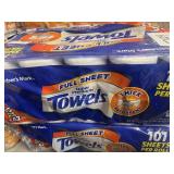 Paper towels 15 huge rolls- blue