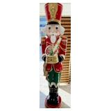 6ft Pre-lit Muscial grand nutcracker