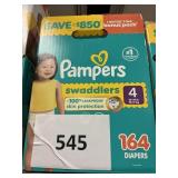 Pampers 164 diapers size 4