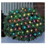 Twinkling LED net lights 120ct multi color