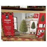 7.5 ft Tall pre-lit Duchess fir tree