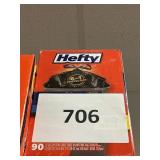 Hefty 33G trash can liner 90 bags