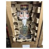 6ft tall Pre-lit musical nutcracker