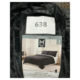 F/Q Faux fur comforter set 3 pcs