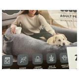 Large adult pet bed grey -NOT in packaging