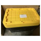 4ct Black & yellow totes & lids