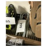 Set of 4 inground trampoline hooks