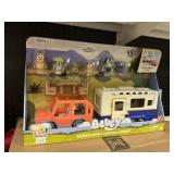 Bluey family camping cookout