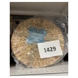 Handwoven natural placemats 4 ct